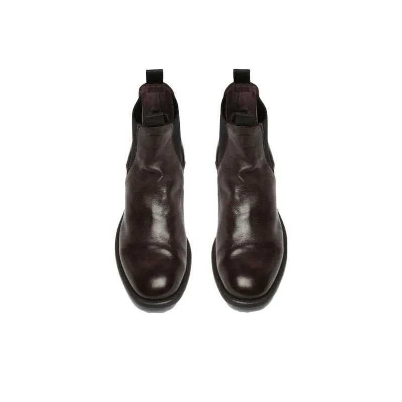 Officine Creative Calixte Short Chelsea Boots Women's Burgundy-3