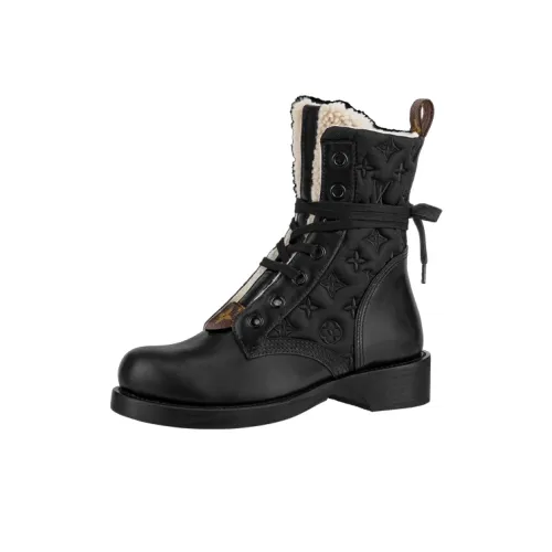 LOUIS VUITTON Metropolis Ankle Boots Women's Black