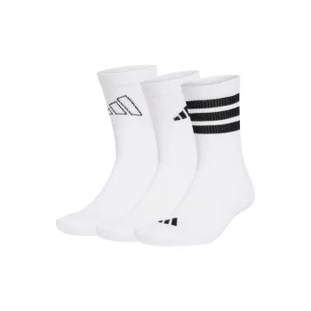 Adidas Mid Calf Socks Unisex 3 Pack White/Black