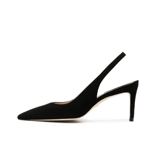 stuart weitzman Pointed 75mm Suede Slingback Pumps