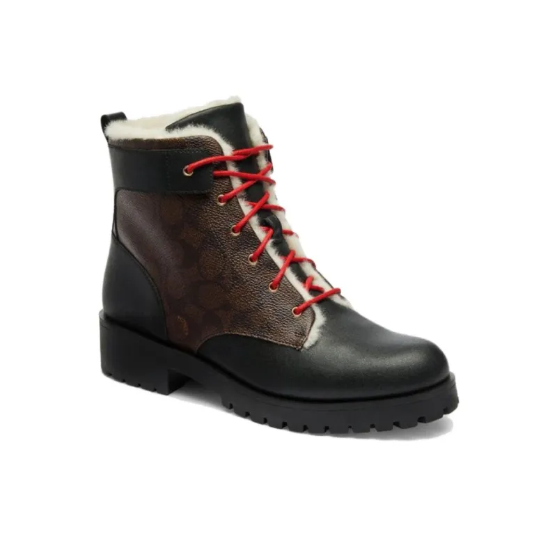 COACH Lorraine Ankle Boots 6.5cm Women's Black-2