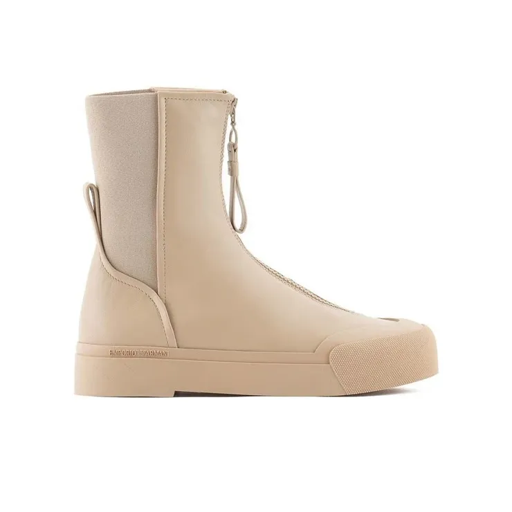 EMPORIO ARMANI Ankle Boots Women's Beige-1