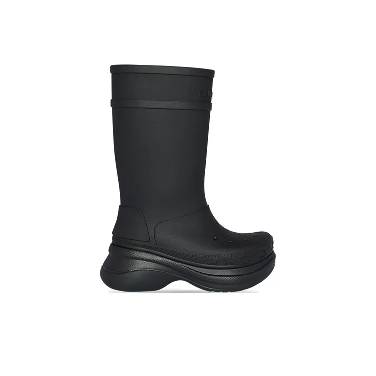 Balenciaga X Crocs Boot Black Women's-1