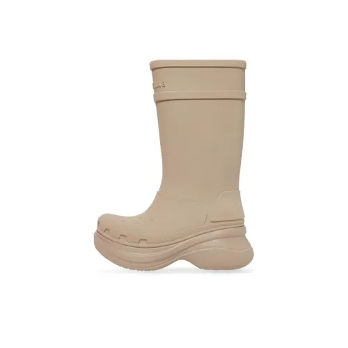 Balenciaga X Crocs Boot Beige Rubber