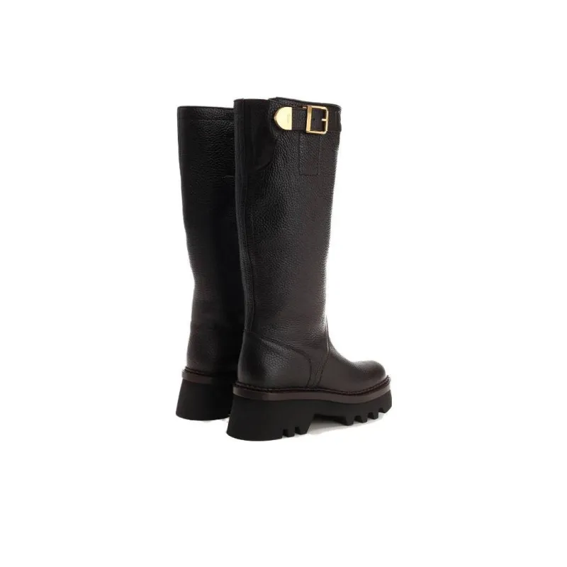 Chloe Knee high Boots Women's Black-3