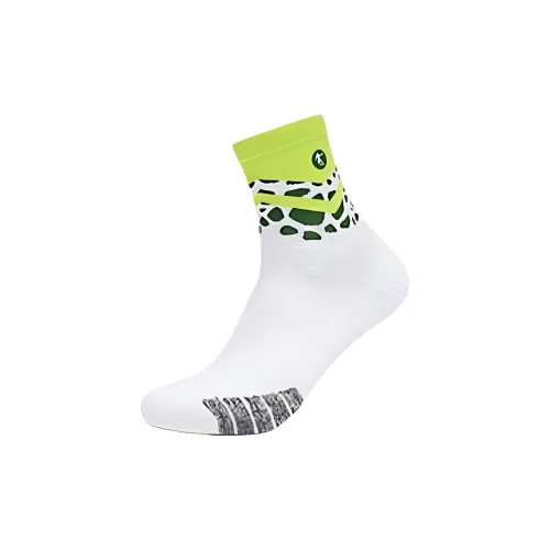 QIAODAN Knee High Socks Women's Neon Yellow