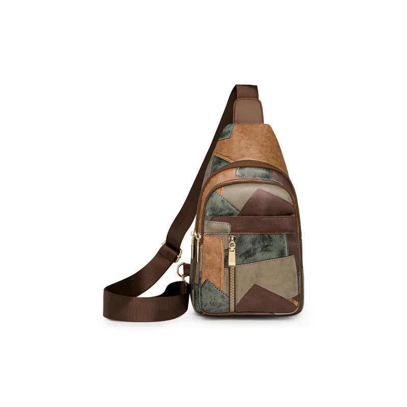 Yalu PU Sling Bag Women's Multicolor-0