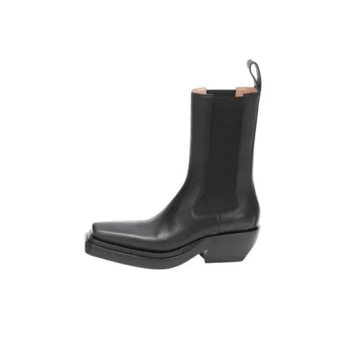 Bottega Veneta Short Chelsea Boots Women's Black