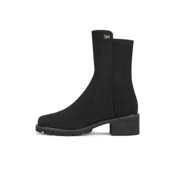 Stuart Weitzman/SW Alina City Ankle Boots Women's Black