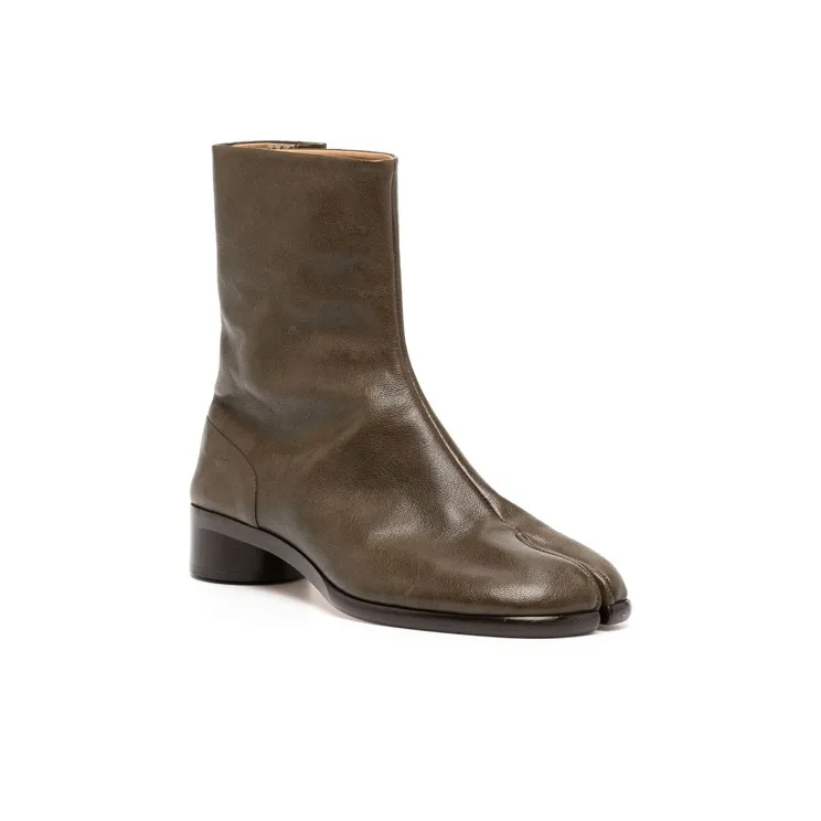 Maison Margiela Tabi Ankle Boots Men's Dark Green-3