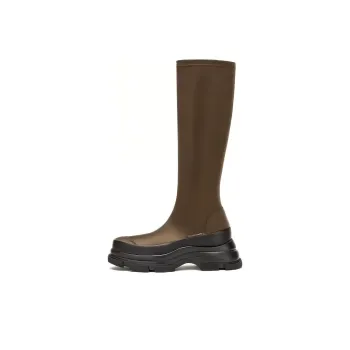 Both Knee high Boots 6.5cm Women's Brown