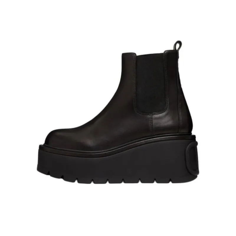 Valentino Garavani Uniqueform Leather 85mm Ankle Boots-0