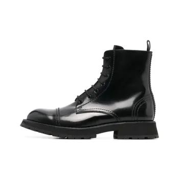 Alexander McQueen Lace Up Ankle Boots