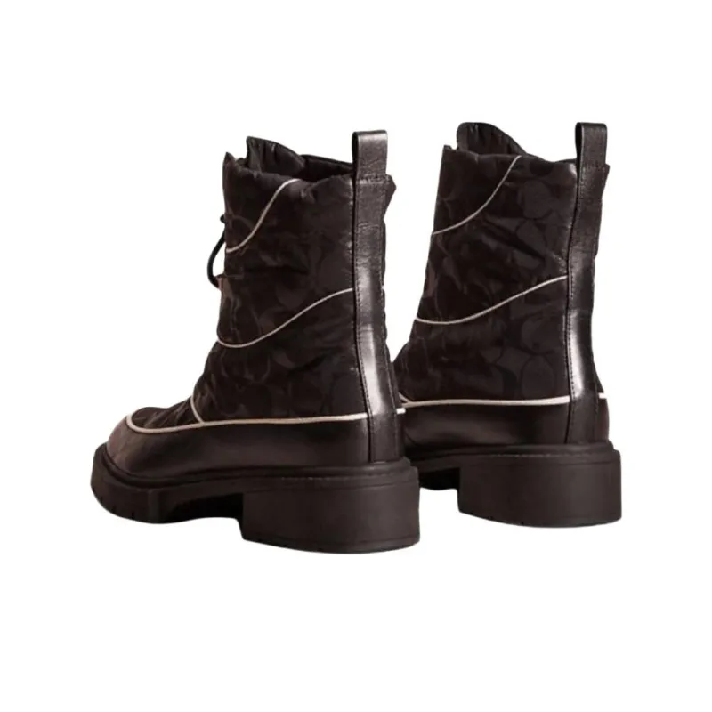 COACH Leona Ankle Boots Women's Black-3