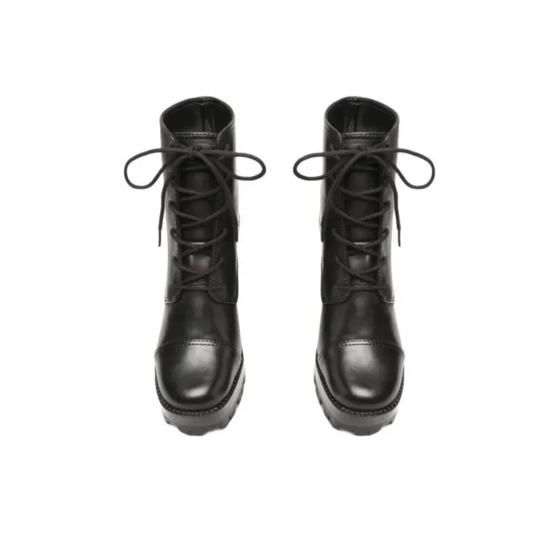 Schutz Jeannine Tratorado Ankle Boots 7cm Women's Black-4