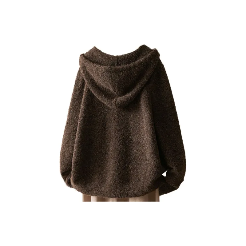 IHIMI Knitwear Women's Coffee Brown-2