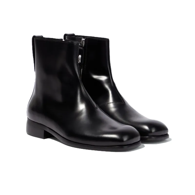 JOHN LOBB Ankle Boots Men's Black-2