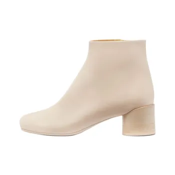 MM6 Maison Margiela Anatomic Square Toe Ankle Boots Women's