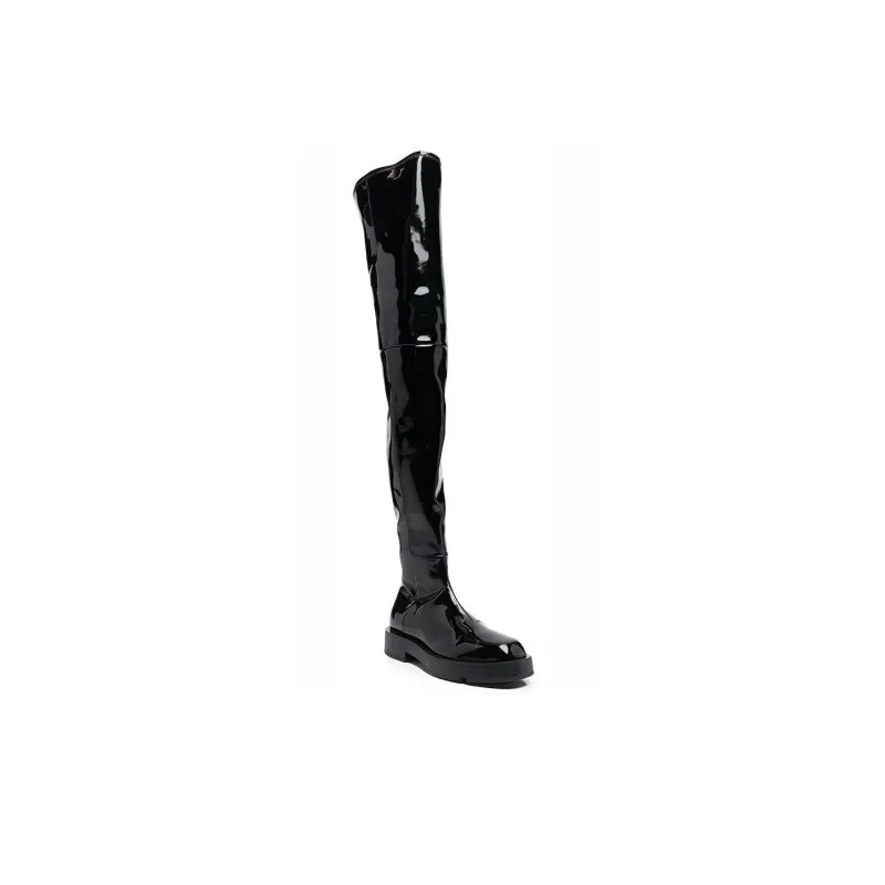 Givenchy Women's Squared Thigh Boot 'Black'-1