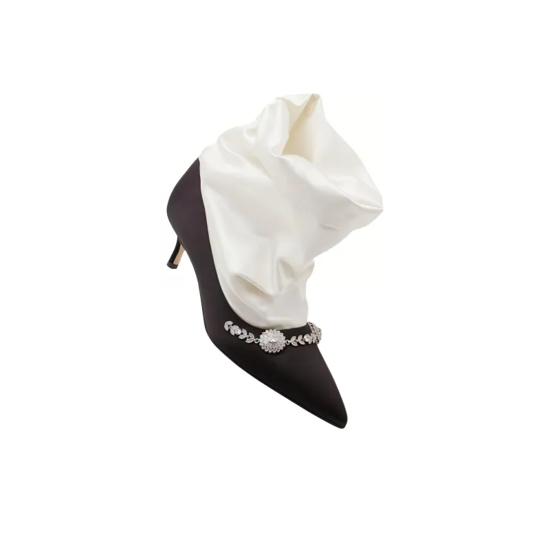 MANOLO BLAHNIK Lamik Ankle Boots 5cm Women's Black-3