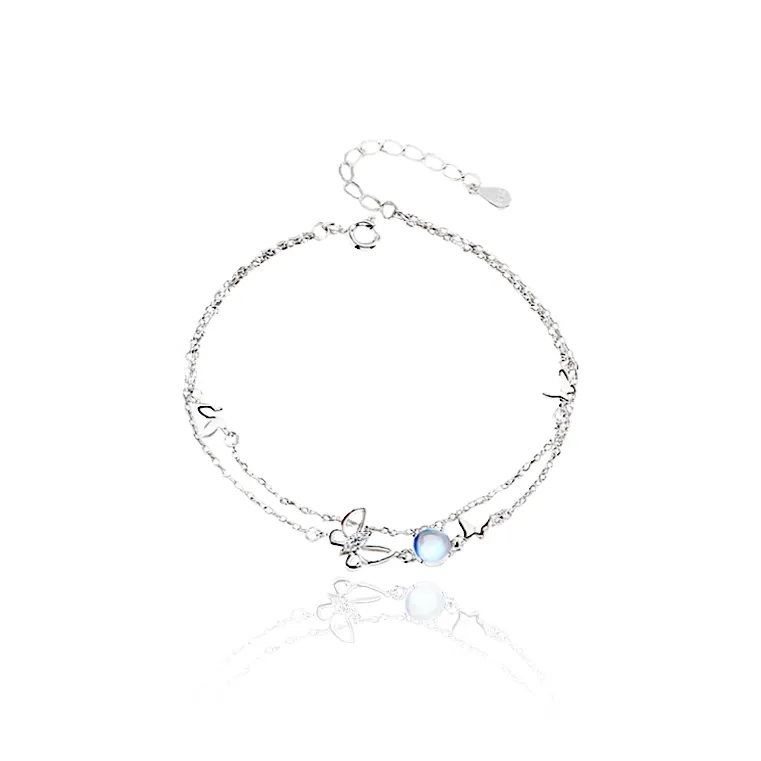Chongqing Gold Store S925 Silver Bracelets Women's-0