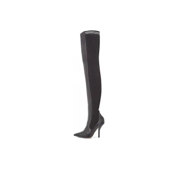FENDI Knee high Boots Women's Black