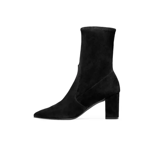 Stuart Weitzman/SW LANDRY 75 Ankle Boots Women's Black