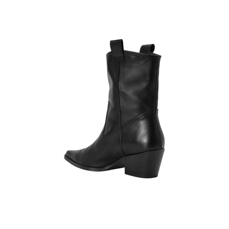 Staud June Ankle Boots 4cm Women's Black-2