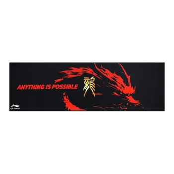 LiNing Badminton Equipment Black Indoor Outdoor Fitness Unisex 100*30cm Moisture Wicking