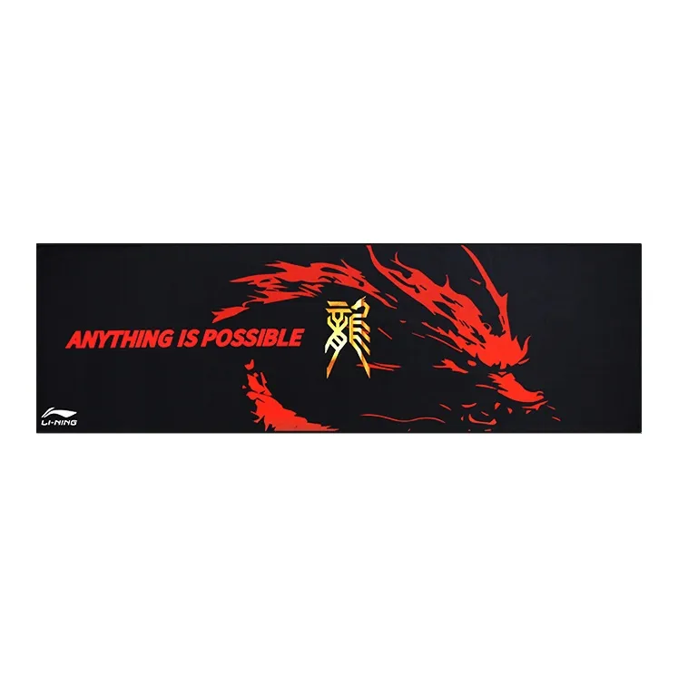 LiNing Badminton Equipment Black Indoor Outdoor Fitness Unisex 100*30cm Moisture Wicking-0