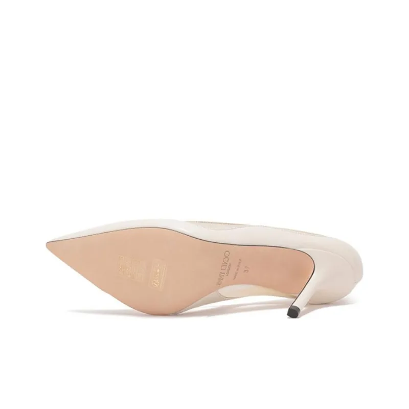 Jimmy Choo Love 85mm Mesh-panel Pumps-5