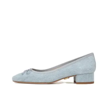 VERONICA BEARD Cecile Chunky Heel High Heels 2.5cm Women's Blue