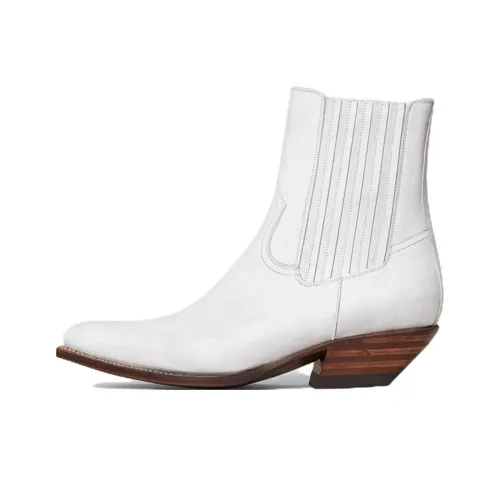 CELINE Cruiser Chelsea Boots Women's White