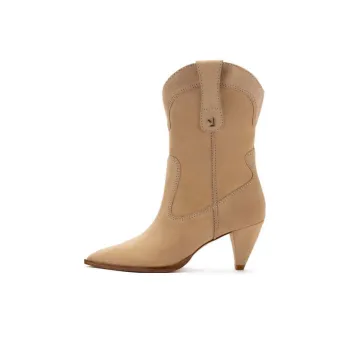Larroude Thelma Ankle Boots 6.5cm Women's Sand