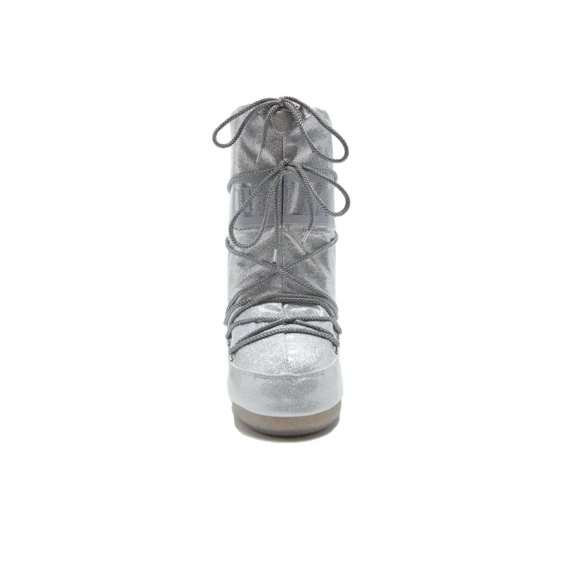 Moon Boot Icon Glitter Boot Silver-2