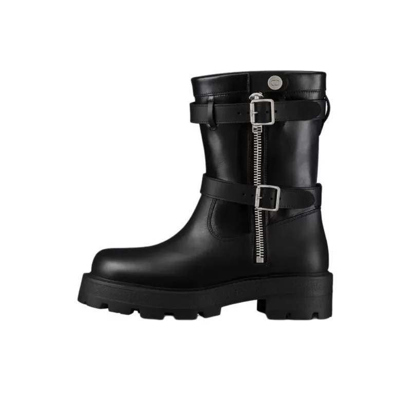DIOR D Major Ankle Boots 4.5cm Women's Black-0