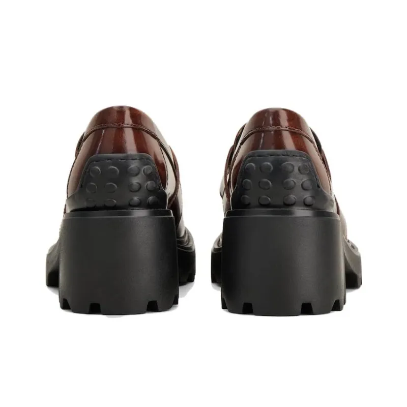 TOD'S Block Heel Loafers Women's-4