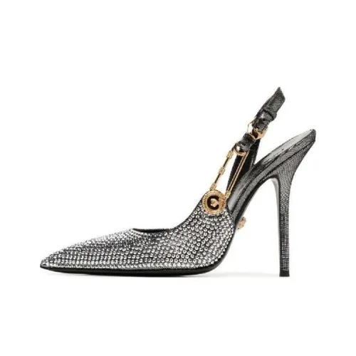 VERSACE Safety Pin 120mm Pumps