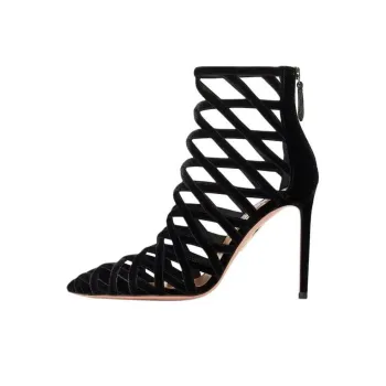 AQUAZZURA Ankle Boots 10.5cm Women's Black