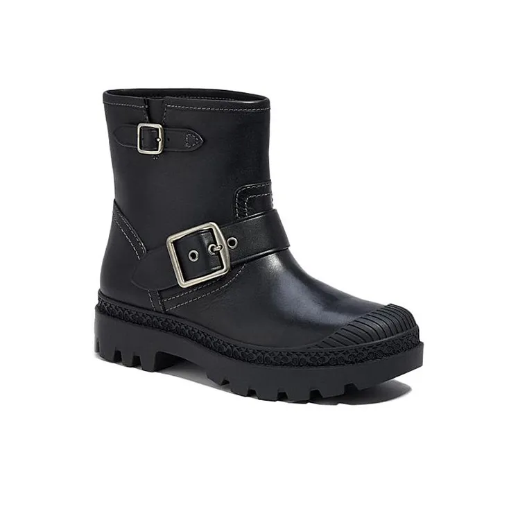 COACH Trooper Ankle Boots Women's Black-1