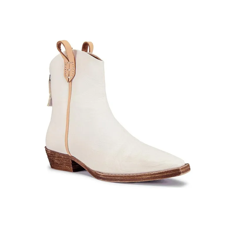 FREE PEOPLE Ankle Boots 4cm Women's White-2
