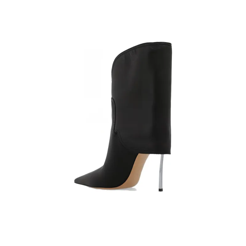 Casadei 100mm Leather Boots-3