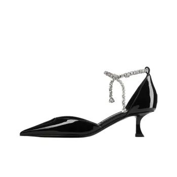 Jimmy Choo Stevie Slim Heel High Heels 5cm Women's Black