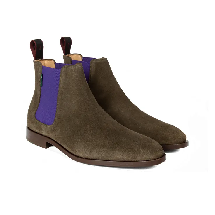 Paul Smith Gerald Ankle-Length Chelsea Boots Men's Khaki-2