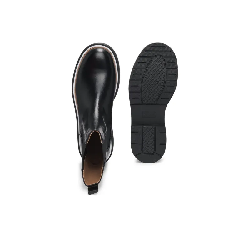 HUGO BOSS Short Chelsea Boots Women's Black-4