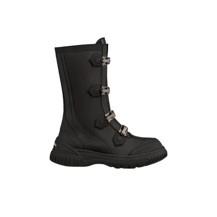 DIOR Ground Ankle Boots Women's Black-1