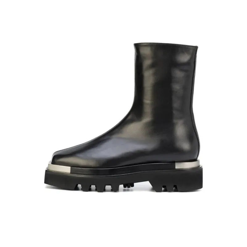 PETER DO Square-toe Ankle Boots-0