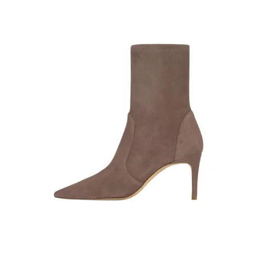 Stuart Weitzman/SW Ankle Boots 7.5cm Women's Taupe