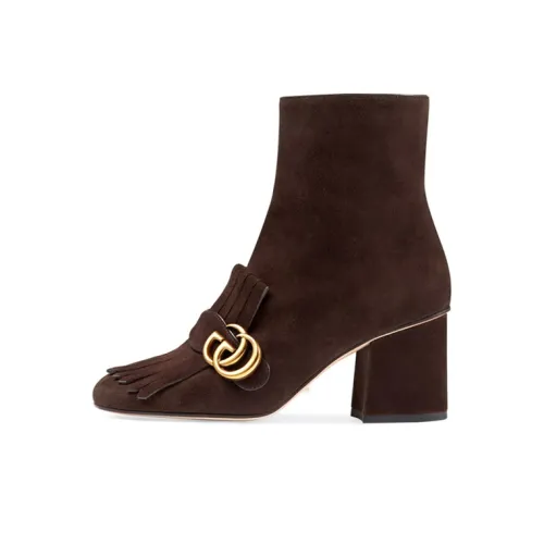GUCCI Ankle Boots Women's Brown