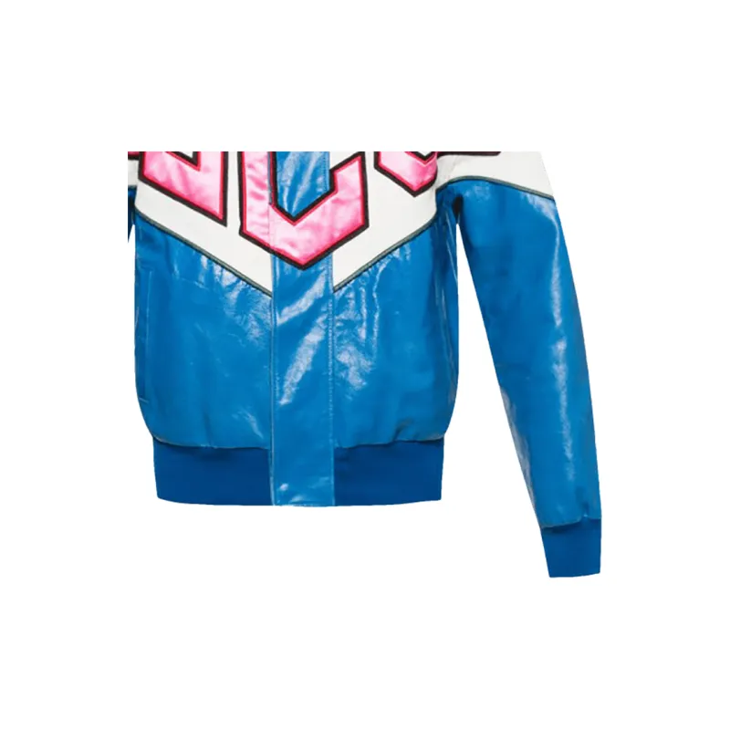 GUCCI SS23 Leather Jacket Men's Blue-3